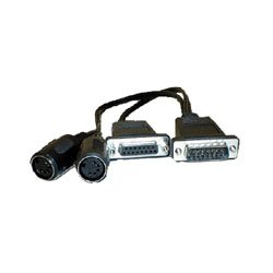 HOSA 15-PIN (M) - 2 MIDI (F) and 15-PIN (F) COMPUTER SOUND-CARD CABLES.