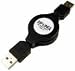 Cables Unlimited ZIP-USB2-C06 ZipLinq Retractable USB 2.0 A to A Device Cable