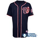 Bryce Harper Authentic Cool Base By Majestic Washington Nationals Alternate 2 Dark Blue Jersey Size 50