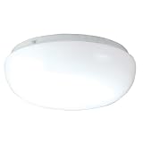 Buy American Fluorescent C2054ET Cirrus 2-Lamp Flush Mount Light Fixture, Smooth White... by American Fluorescent