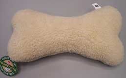 Vermont Fleece Bone Dog Toy, 18″