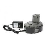 Powery Ersatzakku für Makita Kappsäge LS0800DWBE Li-Ion inkl. Ladegerät, Li-Ion, 18V