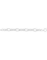 Sterling Silver Italian Fancy Bracelets Extra Long 8.25 AWSS-46-028825