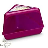 Pet Supplies : Hi Corner Enclosed Litter Pan