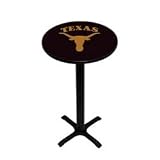 Texas Longhorns Pedestal Pub Table