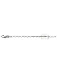 14k Solid White Gold Bead Ball Chain 20" 1mm