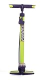 Pedros Domestique Floor Pump Steel Barrel w Gauge Green