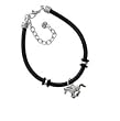 Running Horse Black Charm Bracelet [Jewelry]