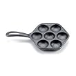 Norpro Cast Iron Danish Aebleskiver Pan Makes 7 NEW