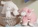 Plush Winky Pink Lamb 7"