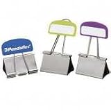 CLIP,BNDR LBL,.5,6/PK,AST