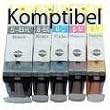 1x Satz D+C  kompatible Patronen Canon Pixma IP 4200, IP 4300, IP 5200, IP 4500, IP 5200R, IP 5300, MP 500/510/530/600/600R/800/800R/ 810/830;  und viele Drucker mehr!  Patronen mit Chip.