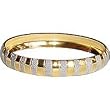 Gold and Rodium Plated Bangle Bracelets Womens Costume Jewelry in Indian-Style 2.6 inches