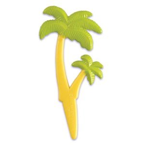 See Palm Tree Cupcake Picks - 12ct