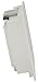Arlington LVU2W-1 Recessed Low Voltage Mounting Bracket with Paintable Wall Plate, 2-Gang, White