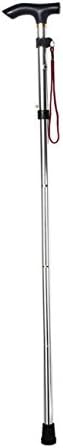 1 Pole of Outdoor Adjustable Folding Lightweight Trekking Poles Hiking Pole Walking Stick Cane Handle Bastones Senderismo Stick To Walk - Sliver