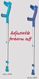 Light-Line Crutches for Youths and Women, Blue - 1 Pair