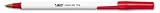 BIC GSF11RD BIC Round Stic Ballpoint Pen, White Barrel, Red Ink, Fine Point, 36 - 12ct boxes