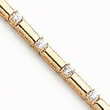 14k A Diamond tennis bracelet X763A