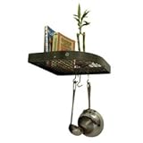 represent Enclume Corner Style Wall Mount Pot Rack PR7A-HS Hammered Steel