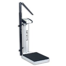 Detecto 6129KG High Capacity Waist High Digital Medical Scale wHeight Rod