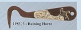 Antique Brown Hoof Pick with Reiner