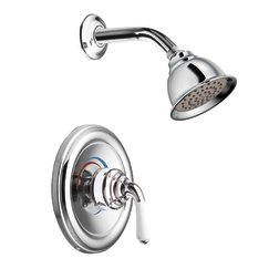 Moen Monticello 82241 Posi-Temp Shower Only Trim - Chrome/Porcelain