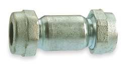 Industrial Grade 1RLW7 Compression Coupling, Galvanized, 3/4 In