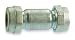 Industrial Grade 1RLW7 Compression Coupling, Galvanized, 3/4 In