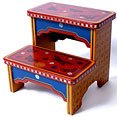 Mandarin Butterfly Double Step Stool