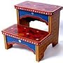 Mandarin Butterfly Double Step Stool