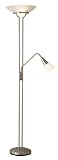 Adesso Cupola Combo Torchiere with Gooseneck Reading