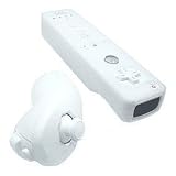 Silicone Skin Case for Nintendo Wii Remote Control & Nunchuk - 13 Color Options (Solid White)