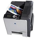 Konica Minolta Magicolor 5550 - Printer - color - laser - Legal, A4 - up to 30 ppm (mono) / up to 25.6 ppm (color) - capacity: 600 sheets - Parallel, USB, 1000Base-T, direct print USB