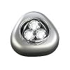 Lunartec "Stick & Push" Light mit 3 wei�en LEDs (silber)