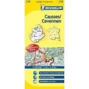 Causses / Cevennen 1 : 175 000