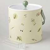 Pfaltzgraff Naturewood Vinyl 3 1/2qt Ice Bucket w/Tongs