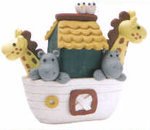 Cake Topper Claydough Noahs Ark 90 X 70mm