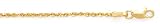 14K Yellow Gold 1.5MM DIAMOND CUT SOLID ROPE 7" BABY BRACELET