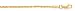 14K Yellow Gold 1.5MM DIAMOND CUT SOLID ROPE 9" BABY BRACELET