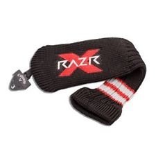 Callaway Razr X/HL Hybrid Golf Headcover Black and Red with Adjustable Tag (3 Hybrid, Razr X (Black))