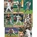 2008 Upper Deck "First Edition" Baseball Series 300 Card Complete Mint Set. Loaded with Stars Including Albert Pujols, Ken Griffey, Frank Thomas, Mike Piazza, Derek Jeter, Greg Maddux, Ichiro Suzuki, Chipper Jones and Many Others! There Are 50 Rookie Cards with the New "Rookie Card" Logo on Them Including J.R. Towles, Joey Votto, Daric Barton, Clay Buchholz and Many More! Usual Sharp Photography, Great Looking Cards!!