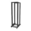 Server Rack Frame, 73.5 In 4 Post Open Rack