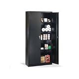 72 High Assembled Storage Cabinet, 36w x 18d, Putty (OID82106)
