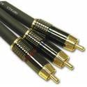 Impact Acoustics SonicWave Component Video Interconnect - Video cable - component video - RCA (M) - RCA (M) - 1.5 ft - triple shielded - gray