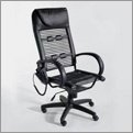 ITALMODERN Bungie-Em Executive Massage Chair, Black