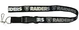 Oakland Raiders Breakaway Lanyard With Key Ring - Black