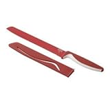 Kuhn Rikon 2880 Nonstick Bread Knife Colori, Red