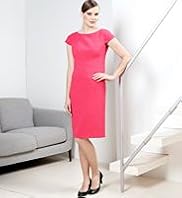 Petite Boat Neck Panelled Shift Dress Petite Boat Neck Panelled Shift Dress