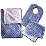 Personalized Blue Chenille Must Have Gift Set